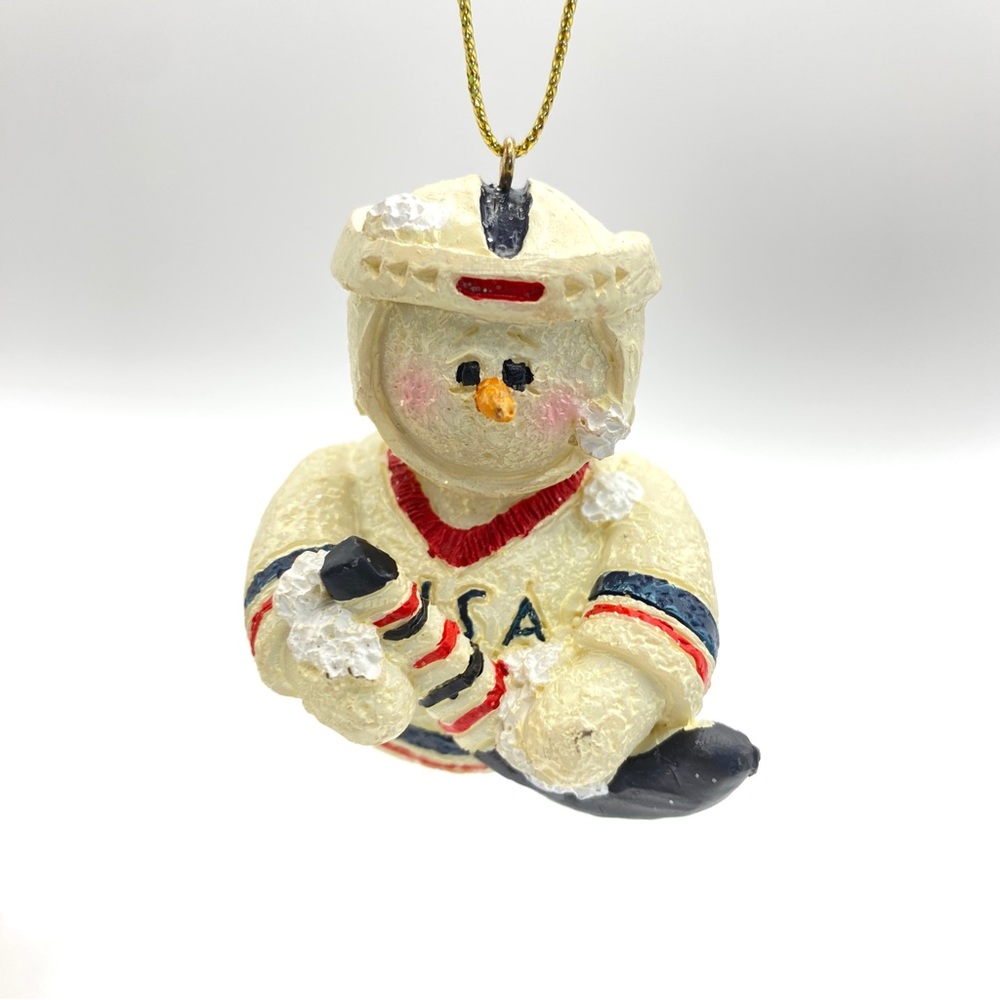 Hockey Ornament ENCORE Snowberry Vintage Christmas New In Box